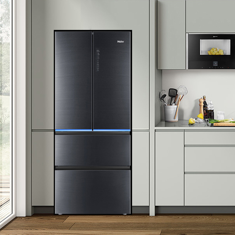 haier/海尔法式四开门多门变频风冷母婴电冰箱家用bcd-411wdsku1