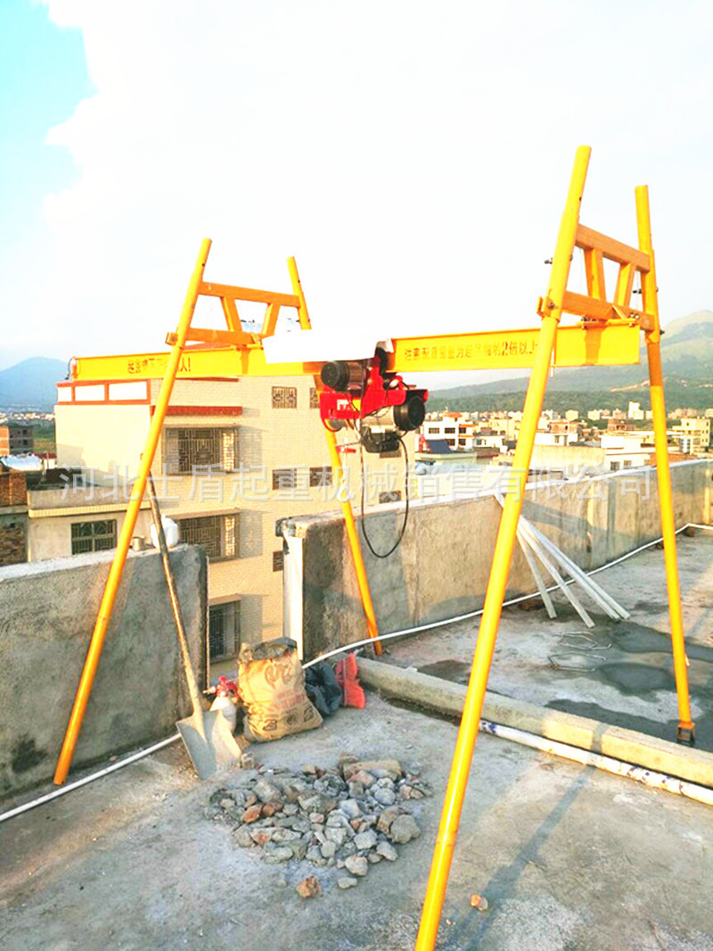 直滑式四立柱室外吊运机家用建筑装修上料室外吊运机微型航吊定制