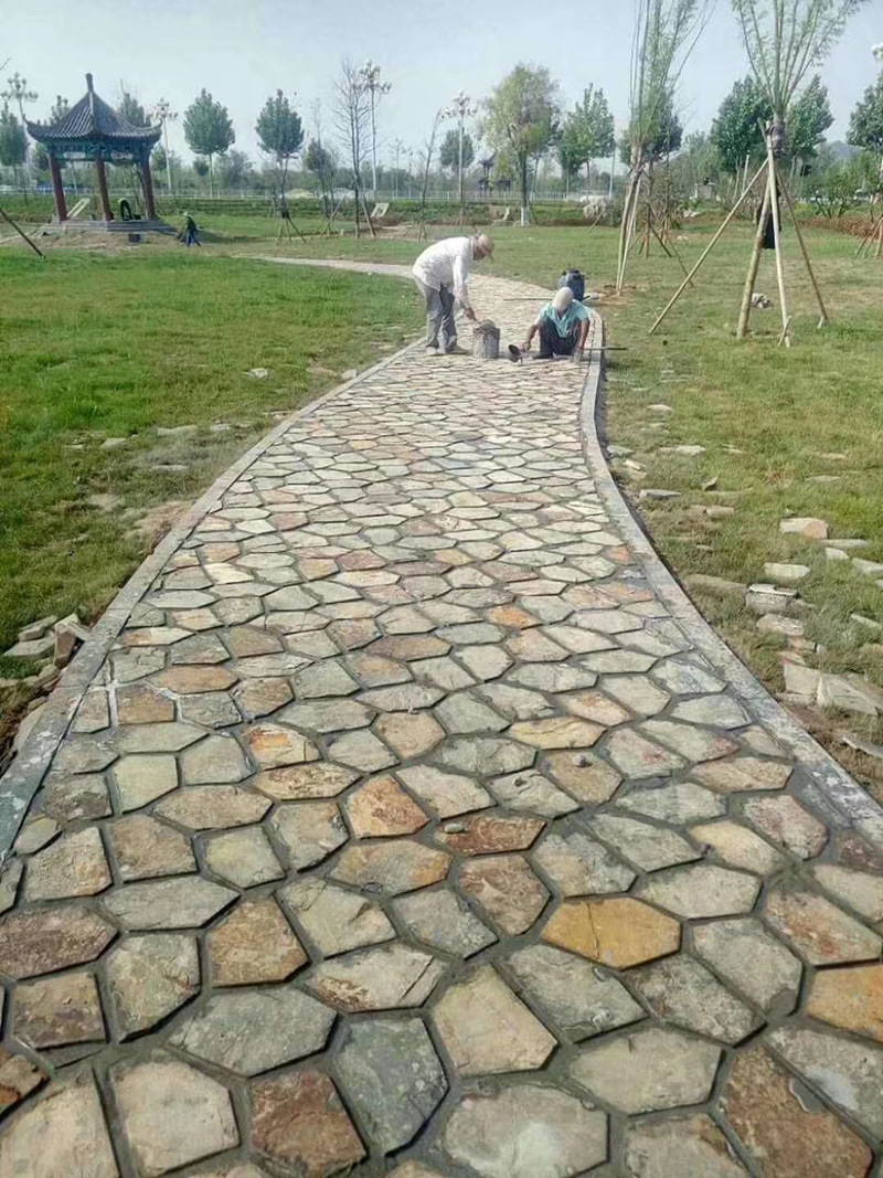 网贴石(碎拼,冰裂纹,龟纹石)的应用