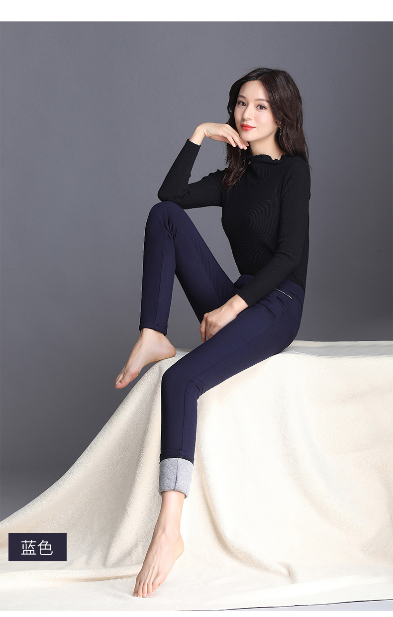 羊绒裤女外穿高腰显瘦保暖羊毛裤2019冬季棉裤加绒加厚打底裤女