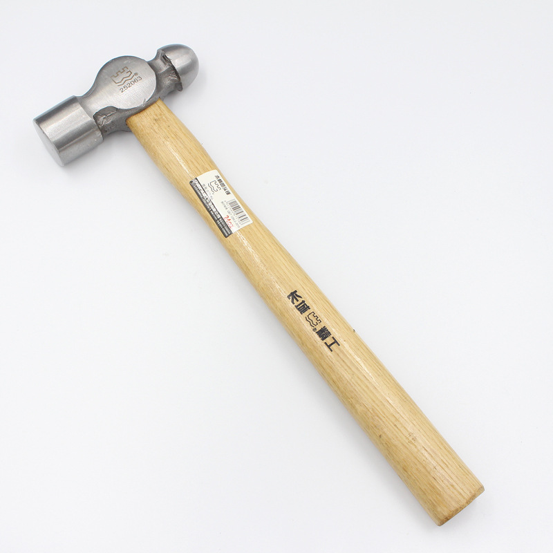 长城精工青钢木柄圆头锤奶头锤8/16/24/32/48/40oz 252061系列