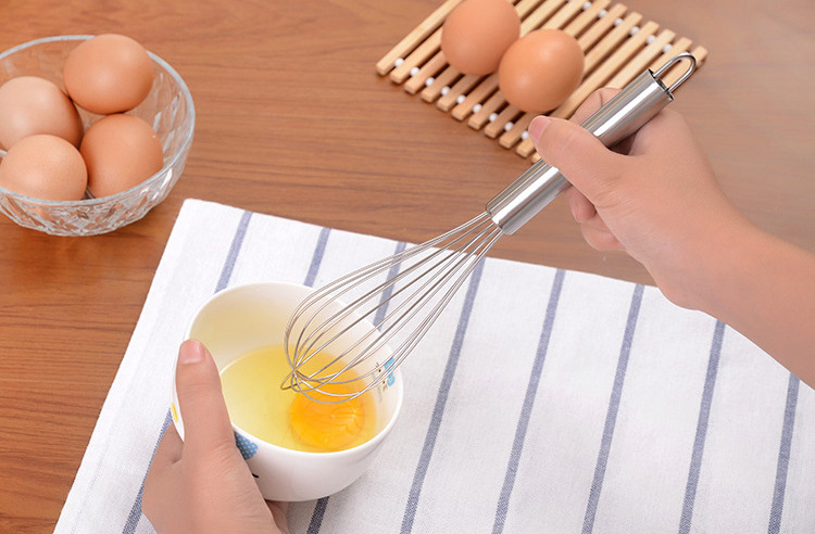 10寸不锈钢手动打蛋器 手动搅拌棒 厨房工具 奶油搅拌和面器