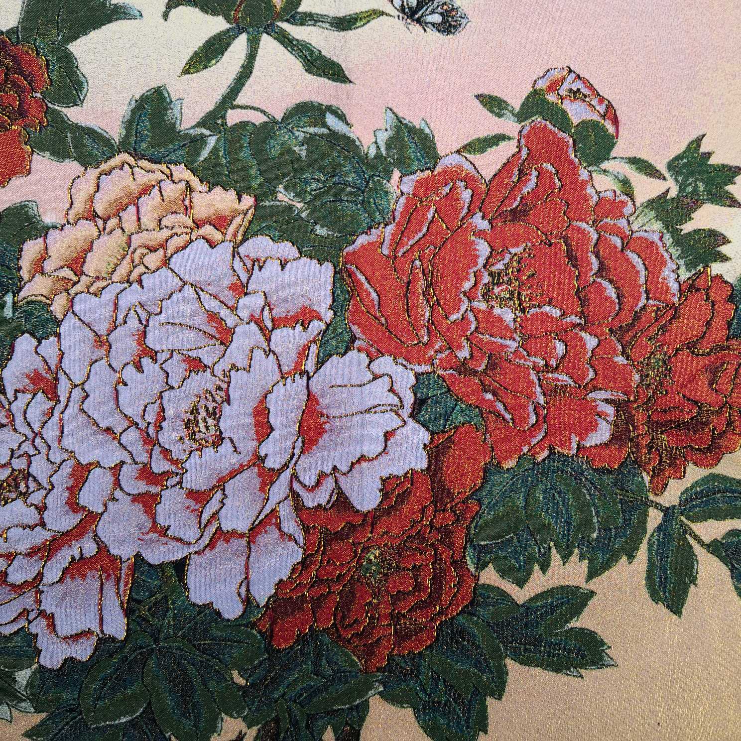 批发古玩国画织锦画挂画苏绣刺绣画金丝唐卡山水人物刺绣唐卡