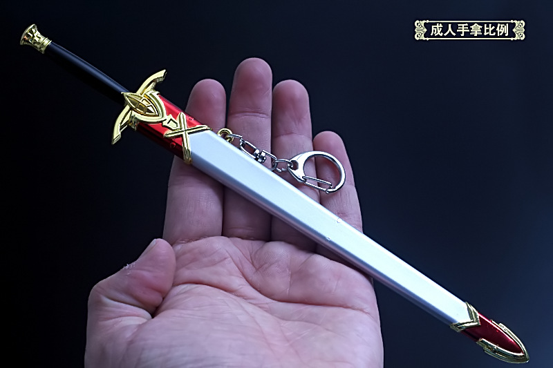 命运之夜武器 fate/apocrypha 阿斯托尔福佩剑 合金模型 兵器鞘刀