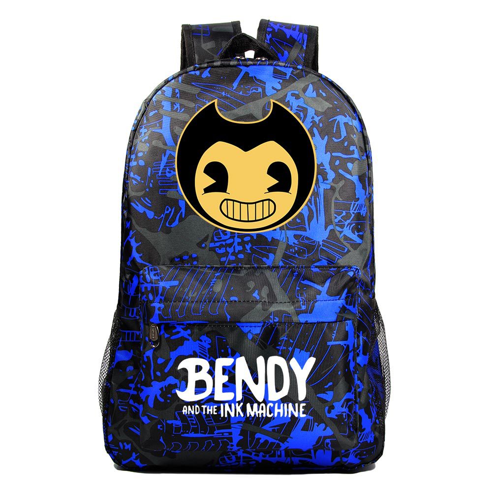卡通热销游戏bendy班迪与油印机青少年学生书包男女休闲双肩背包