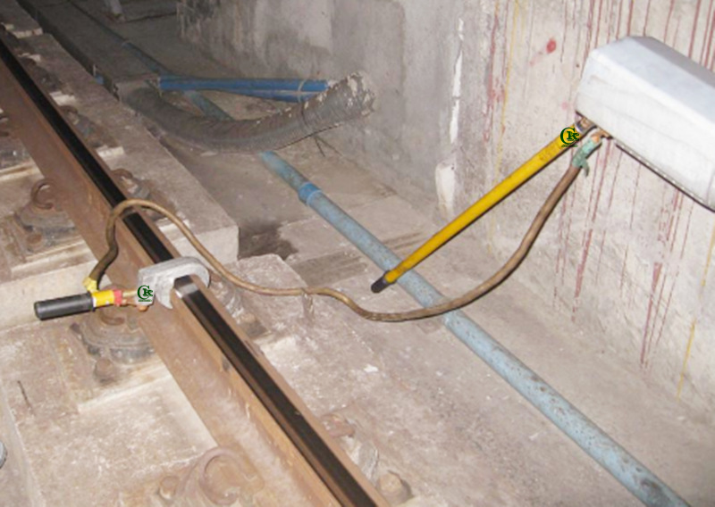 光辉启程铁路高铁专用直流接地线铁塔用接地线地铁用接地线卡轨器