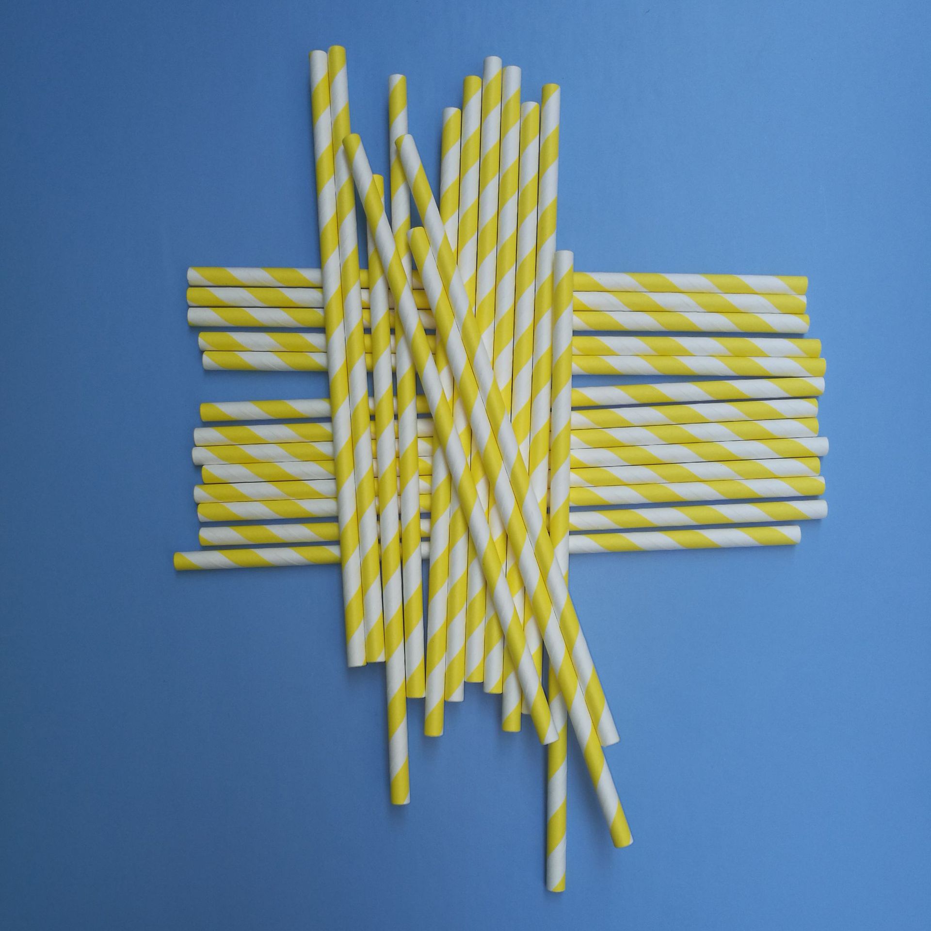 条纹纸吸管环保创意彩色纸吸管 一次性可降解纸质吸管现货批发