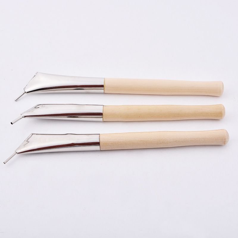 3件套蜡染笔美术绘画用品苗族传统手工劳技工具配套木质diy创意组