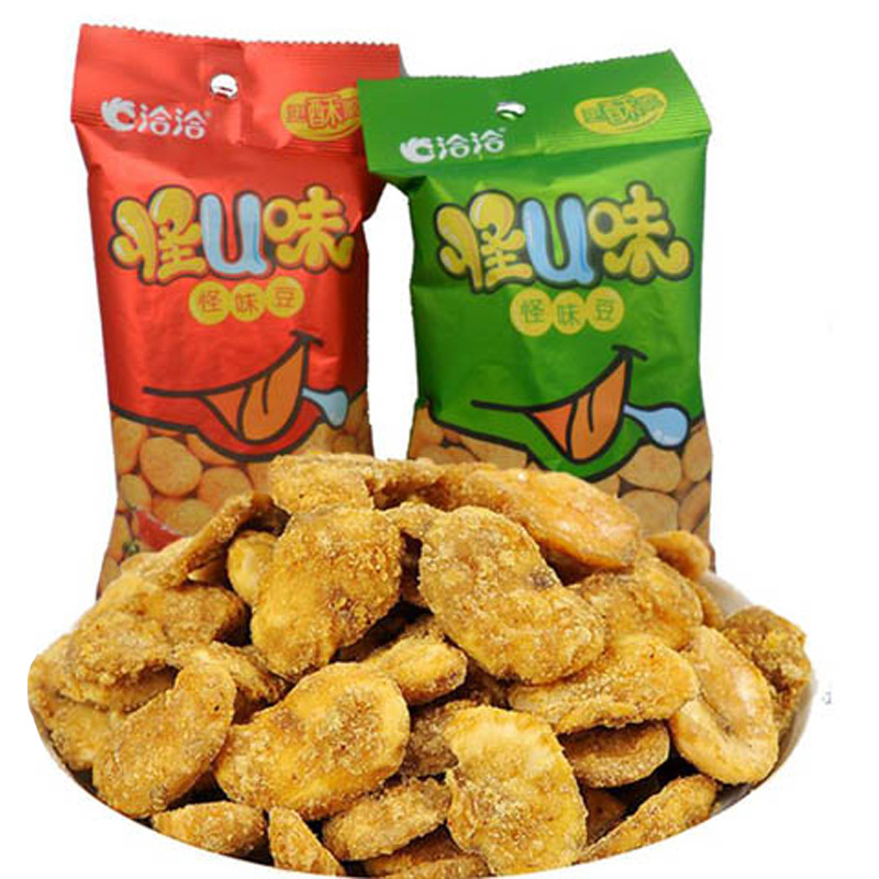 洽洽怪味豆60g/包蟹黄麻辣五香味恰恰怪u豆兰花豆蚕豆零食批发