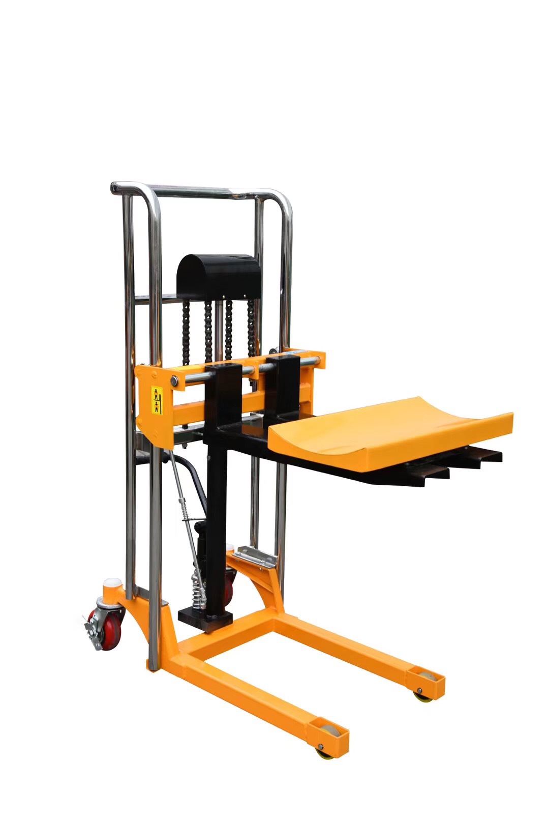 产地货源轻便随车携带手动液压轻型堆高车小型升高车-阿里巴巴