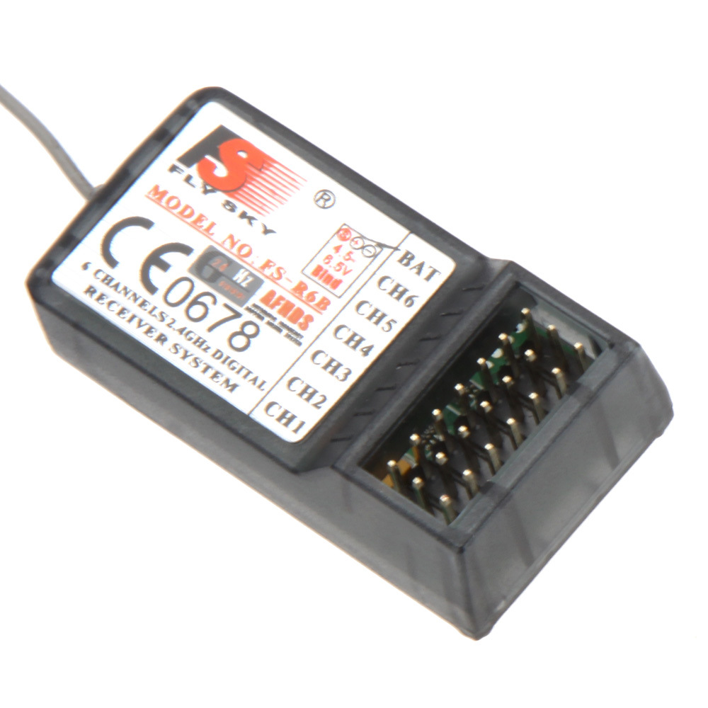 flysky fs-r6b 富斯6通接收机 新款2.4g接收机 航模遥控六通接收