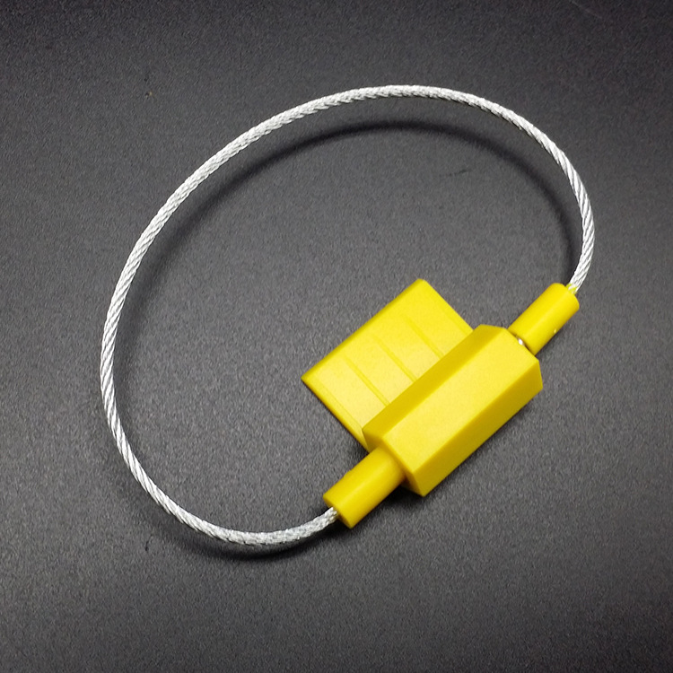 生产一次性钢丝封条六角抽紧式钢丝封铅封施封锁集装箱封条锁定做