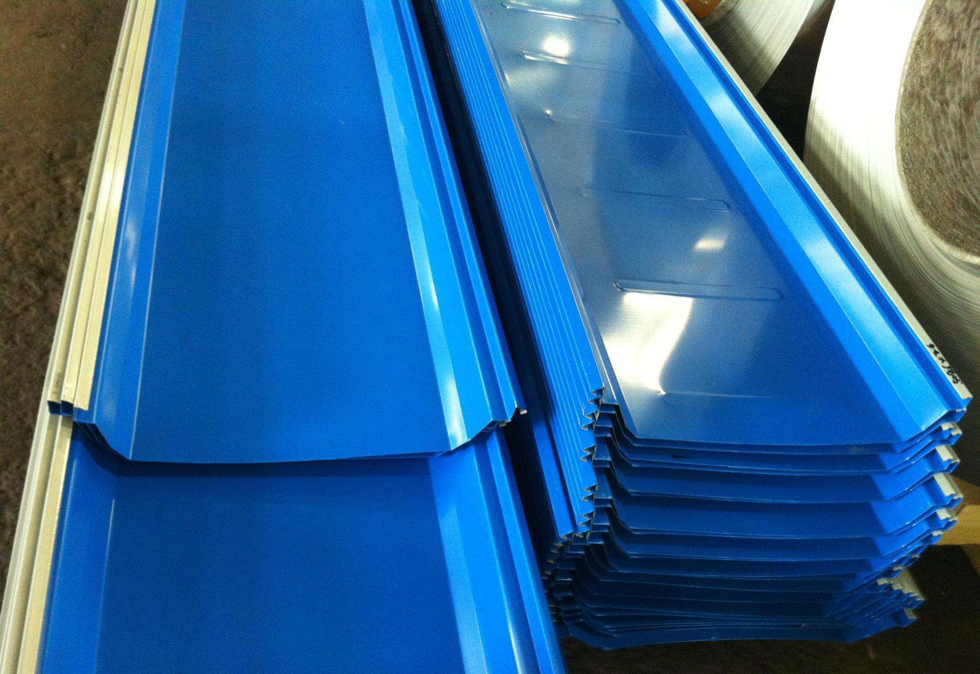 厂家批发 470型单层压型彩钢板 建筑围挡隔离围栏复合薄彩钢瓦