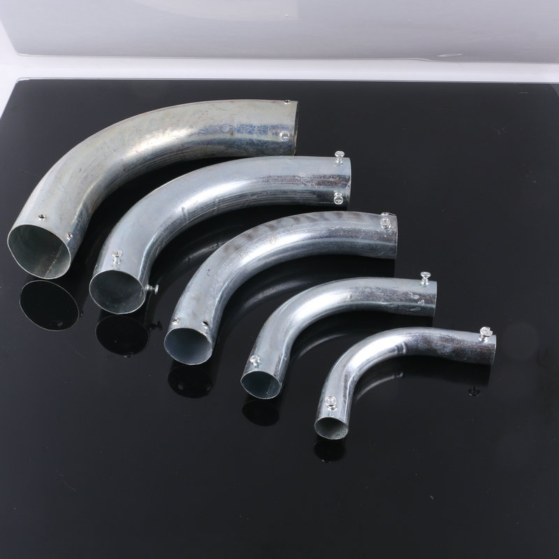 排水管配件 多规格大弯大弧度穿线管弯头jdg铁月亮弯