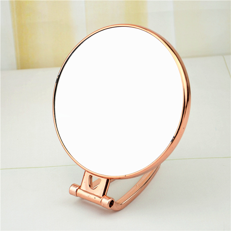 Hd Multi-Purpose Desktop Double-Sided Mirror Hand Mirror Portable Folding Hairdressing Mirror Activity Gift Wholesale Gift