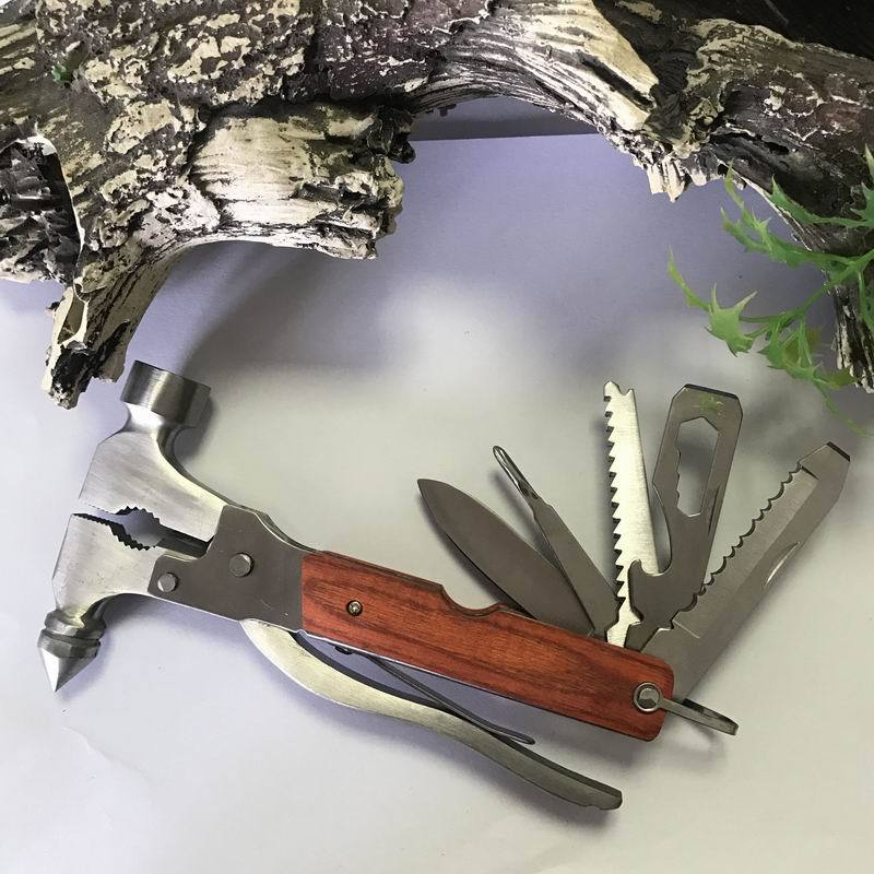 源头工厂直销多功能彩木锥形锤汽车救生锤万用锤汽车安全锤qc043