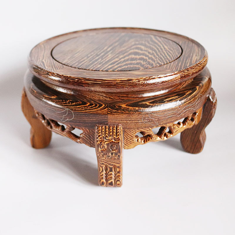 红木阳台室内花架花几 实木质客厅中式吊篮绿萝花盆架子底座托盘