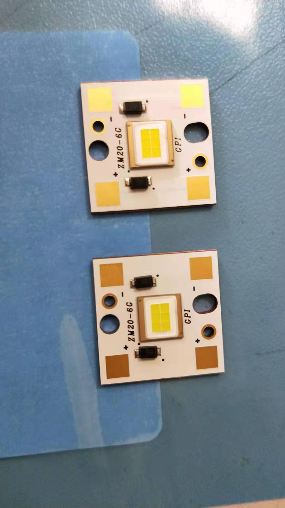 进口光源 台湾新世纪前装led车灯模组倒装大功率 6芯灯板模组