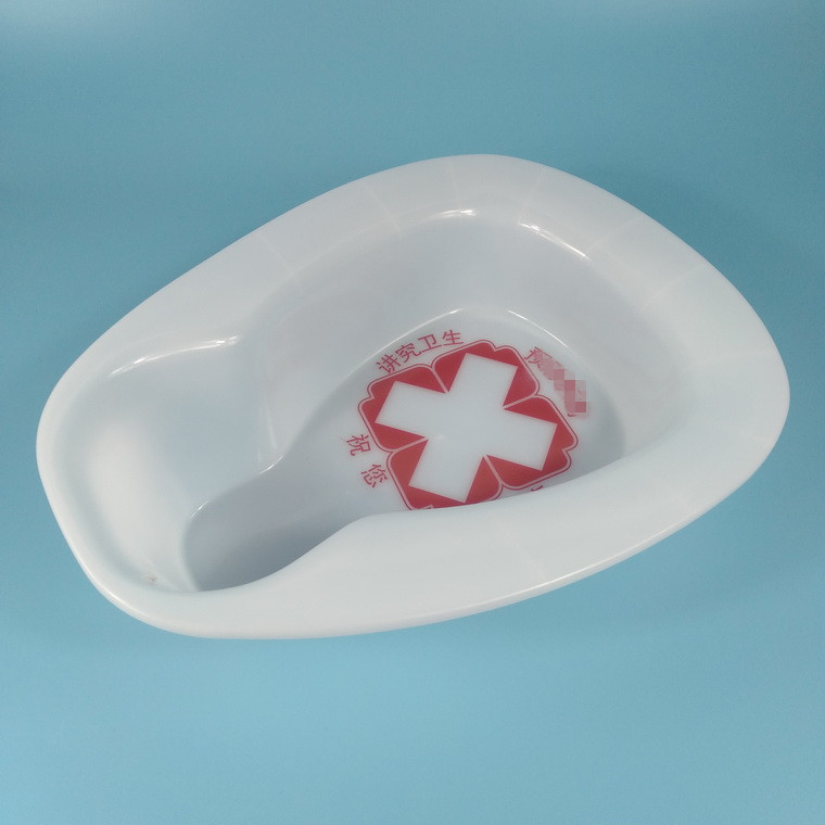 厂家批发塑料便盆大便器外翻沿一体尿盆成人儿童便盆老人接便盆