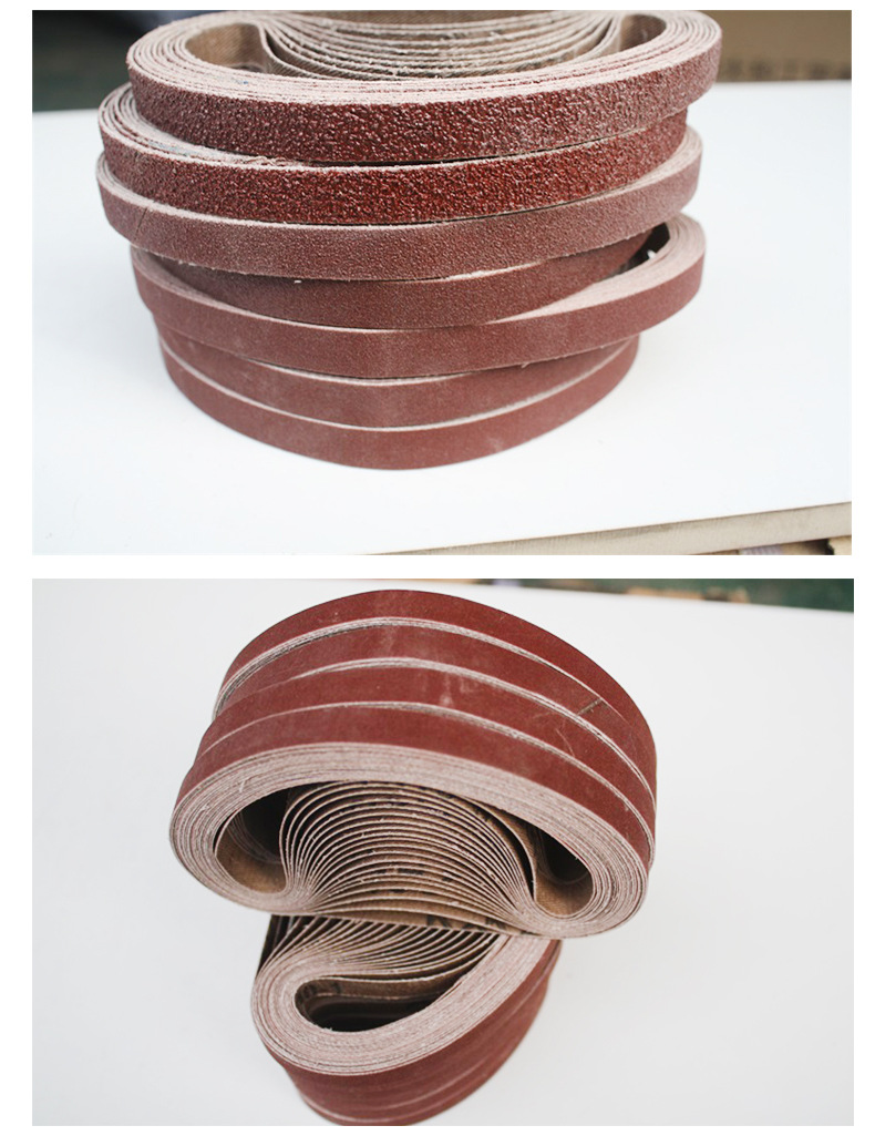 330*10气动砂带机打磨砂带环形砂带小砂圈木工砂带金牛kx167砂带