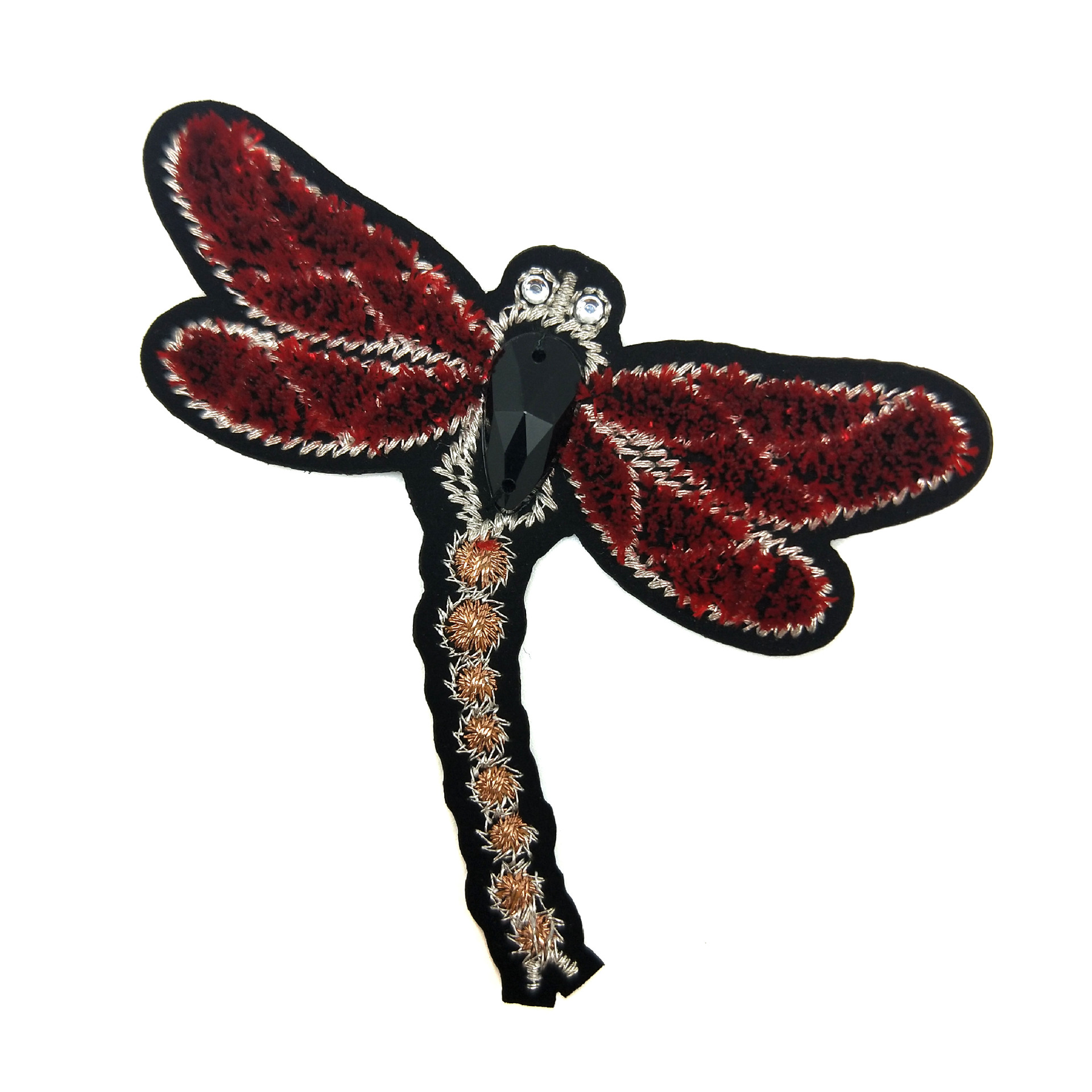 实体厂家生产裁片牙刷绣剌绣植绒剌绣牙刷绣植绒绣定制加工