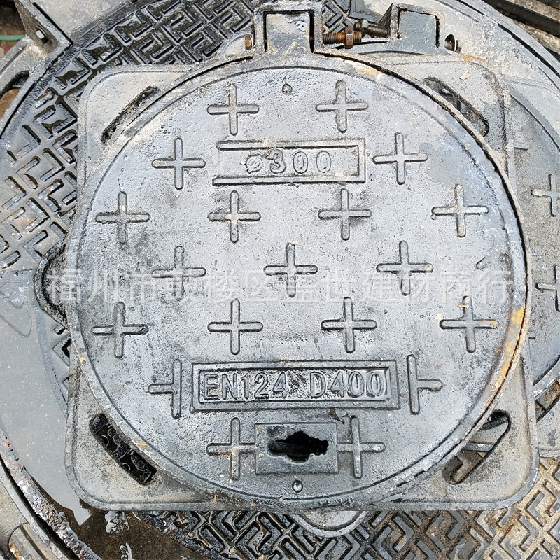 福州球墨铸铁井盖价格|福建雨污水井盖厂|圆形300自来水井盖批发