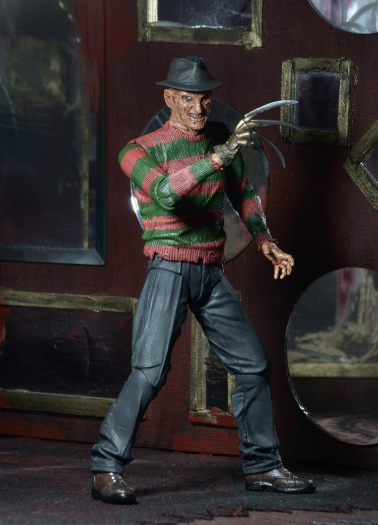 neca 猛鬼街 freddy 战士弗莱迪 第三部 豪华版 7寸人偶模型手办