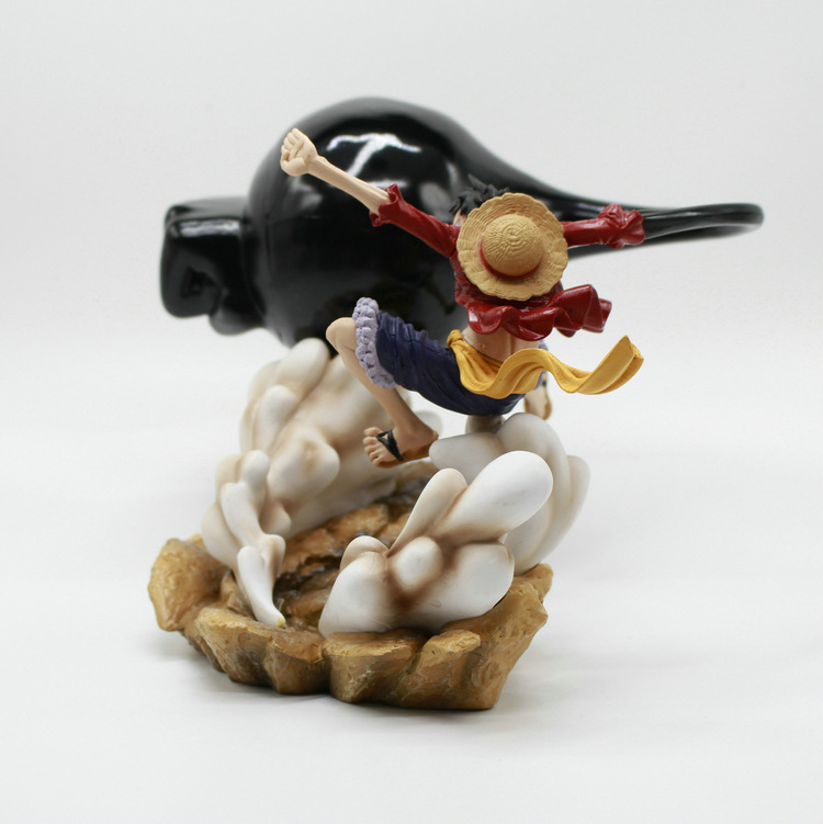 海贼 航海 顶上战争 gk三档路飞 武装色 象枪 盒装手办模型摆件