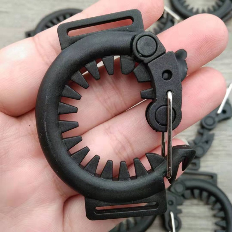 塑料水瓶扣 圆形卡扣 饮料挂扣 水壶扣 大圈扣 环保水瓶扣 20mm