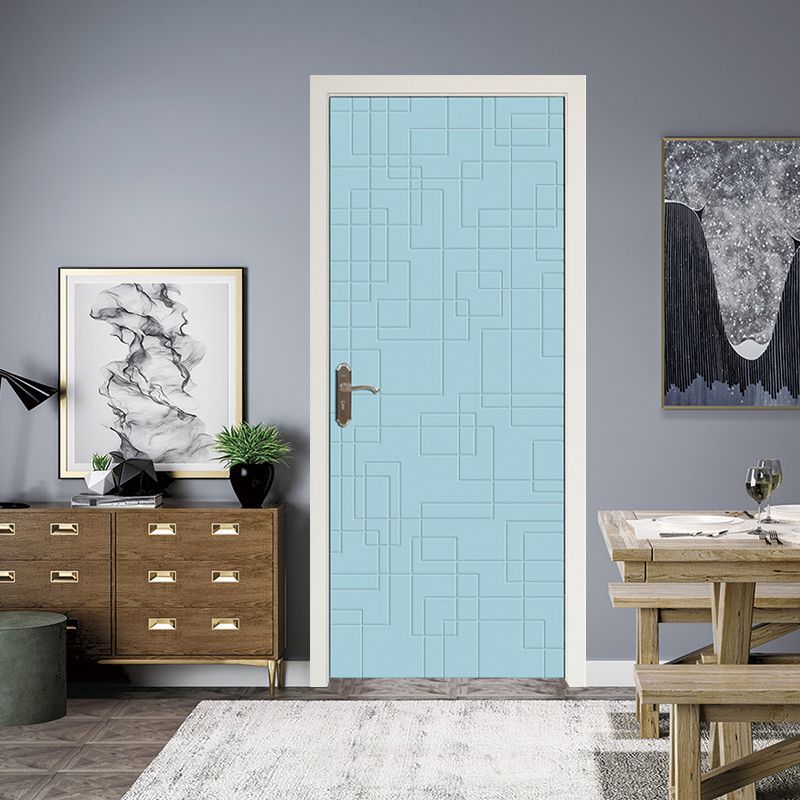 免漆w环保pc门木塑覆膜门防水现代简约风卧室房间门酒店公寓工程