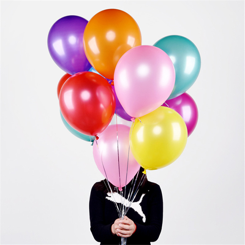 2g珠光气球婚庆婚房装饰生日布置门店周年庆典拱门造型