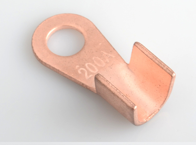 铜铝鼻子ot-10a/20a/30a/40a/50a平方铜铝过渡接线管端子铜电缆对