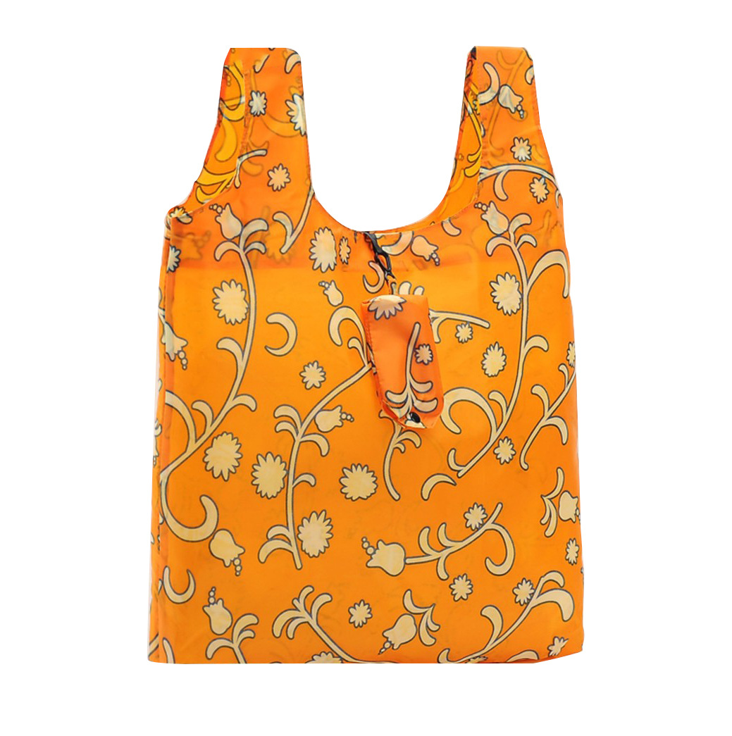 2万个厂家直销定制210d涤纶背心袋可定制图案便捷涤纶可折叠抽绳袋