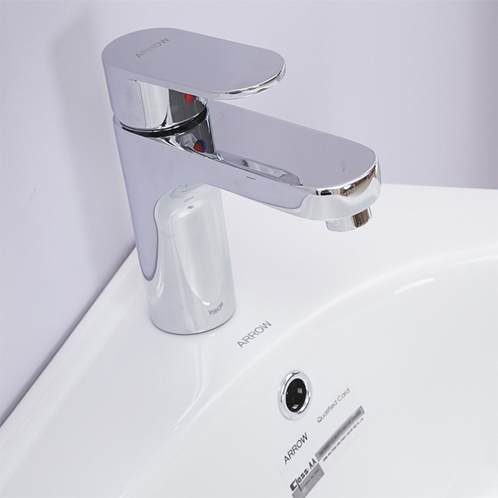 箭牌水龙头冷热浴室洗脸盆洗手盆卫生间台下盆全铜面盆龙头a81106