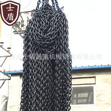 国标G80级发黑链条高强度锰钢起重链条船用吊装/捆绑链条索具链条