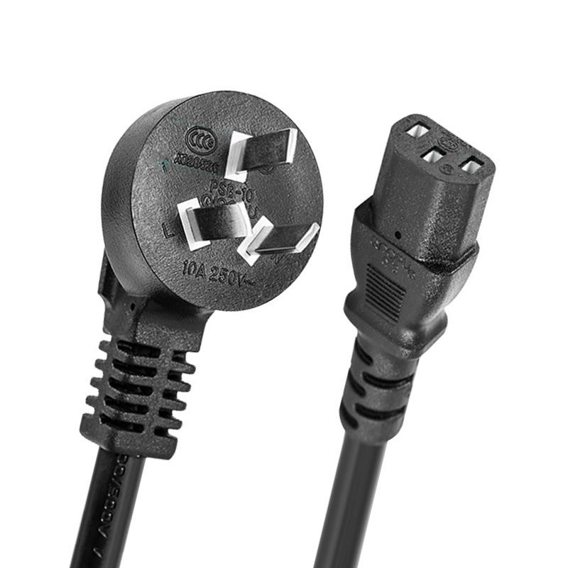 5米国标品字尾电源线 3c认证国标三插家用电器电饭锅线