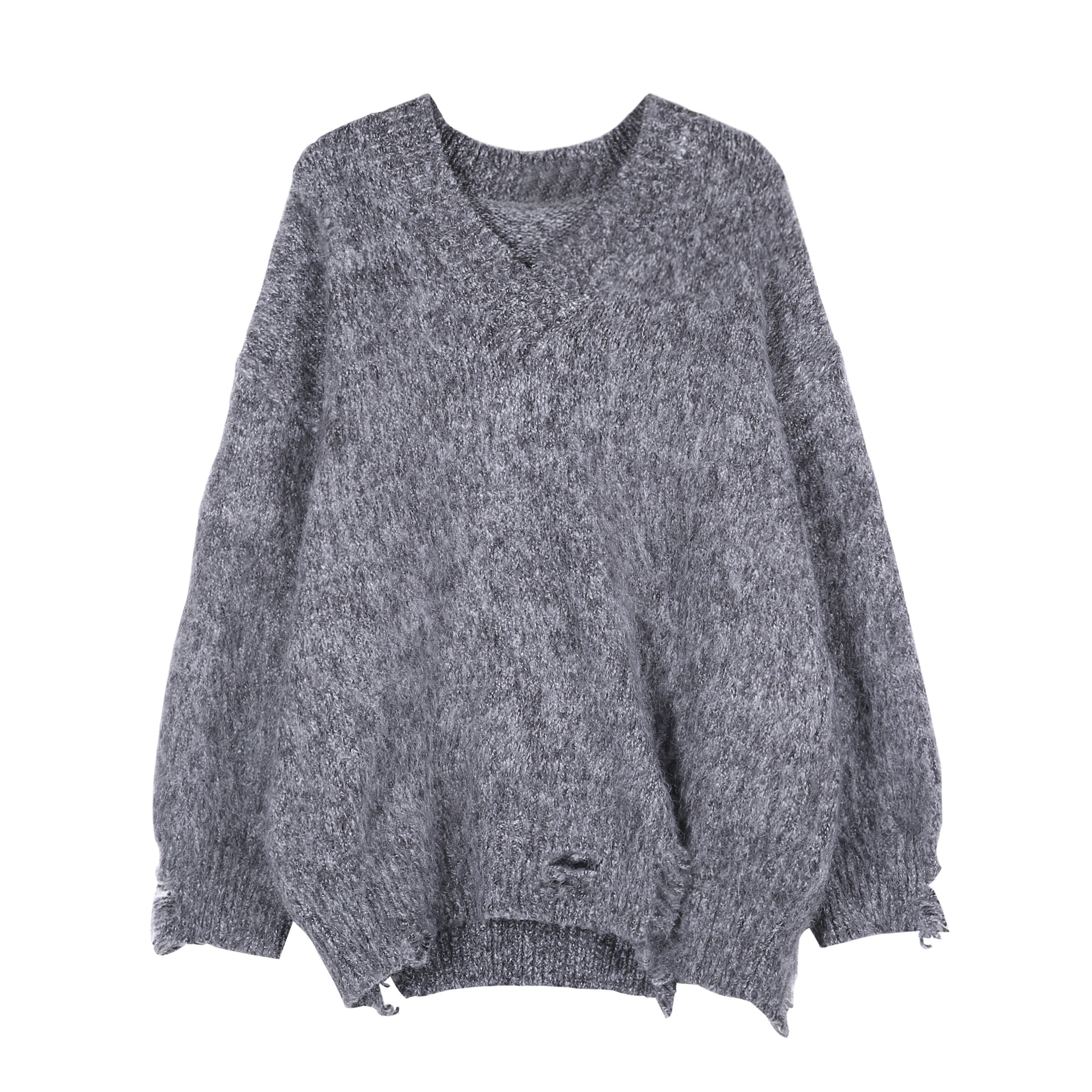 手工编织打底毛衣