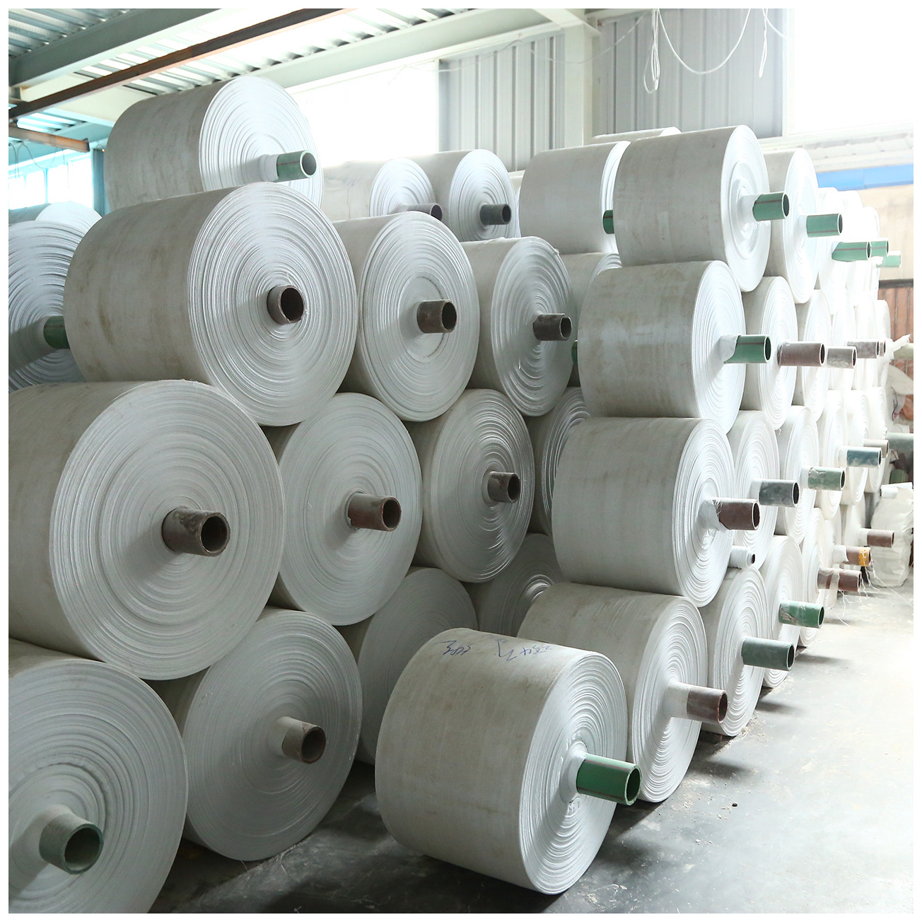 工厂直销 优质pp编织袋筒料包装塑料蛇皮袋增白卷筒批发 加工定制