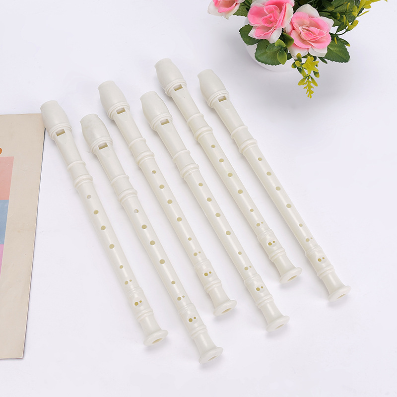 Two Yuan Store PVC Eight Holes Clarionet Treble Flute Children Clarionet Student Musical Instrument Beginner 8 Holes Flute Wholesale