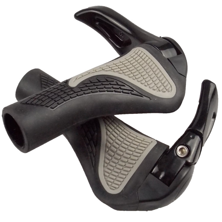 山地车自行车把套羊角把套副把单车配件锁死车把套骑行配件清仓