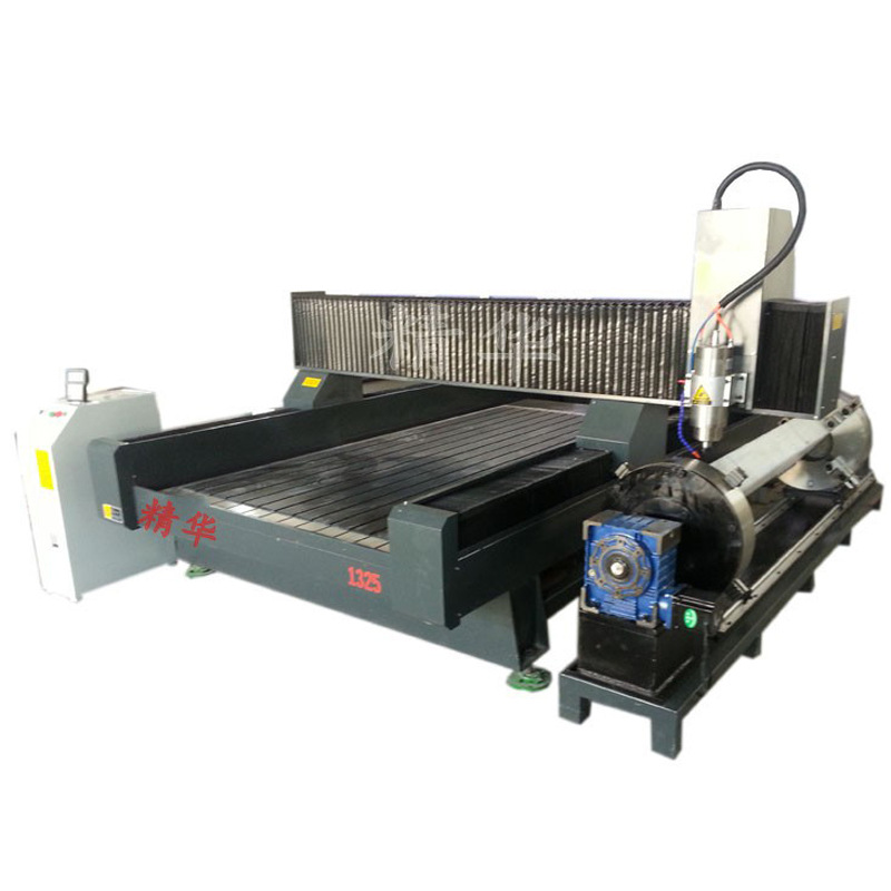 石材雕刻机慧鑫1325三维立体四轴雕刻机全自动大理石石碑墓碑浮雕