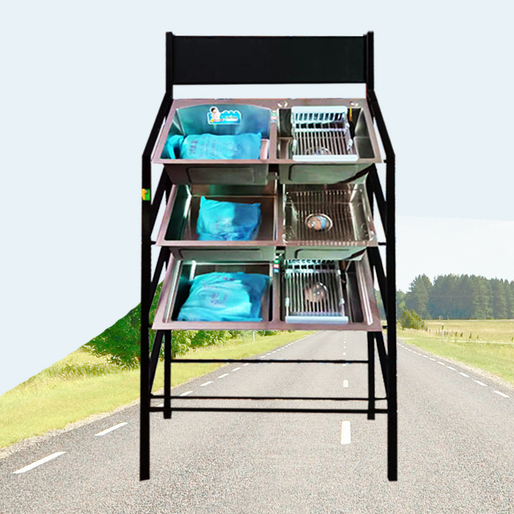 不锈钢水槽洗手盆洗菜盆展示架洁具展架样板架陶瓷展具瓷砖展示架