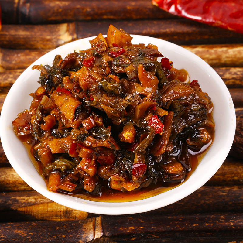 下饭菜280g农家外婆菜咸菜酱腌菜现货 厂家批发代发湖南特产