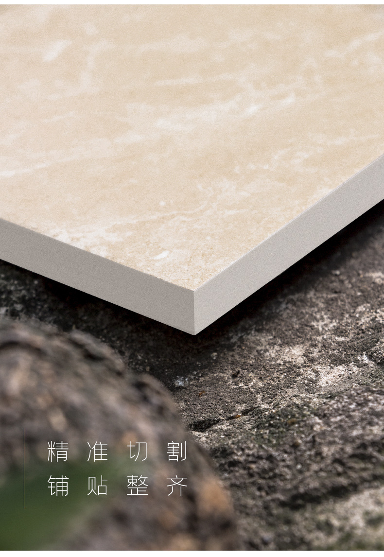 简约现代 加厚加白通体瓷抛砖800x800客厅大地砖 大理石防滑地砖