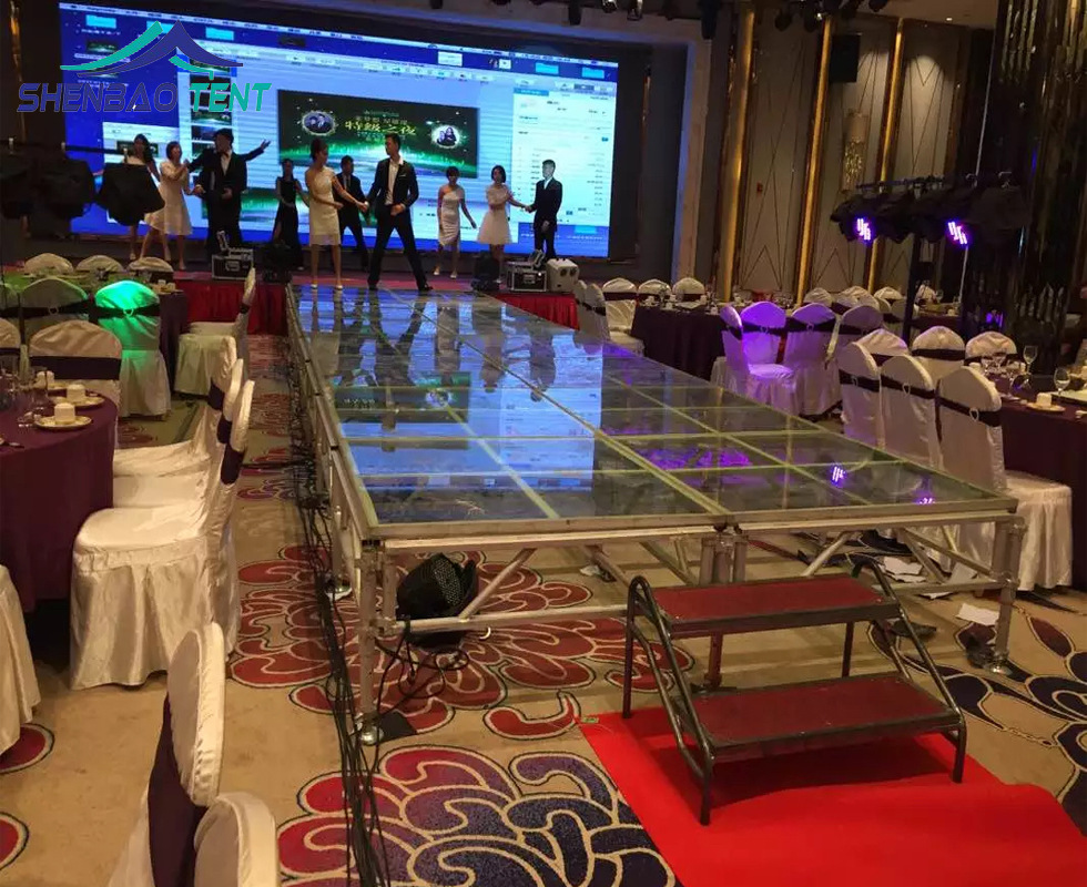 玻璃舞台glass stage 钢化玻璃有机玻璃活动演出婚礼舞台-阿里巴巴