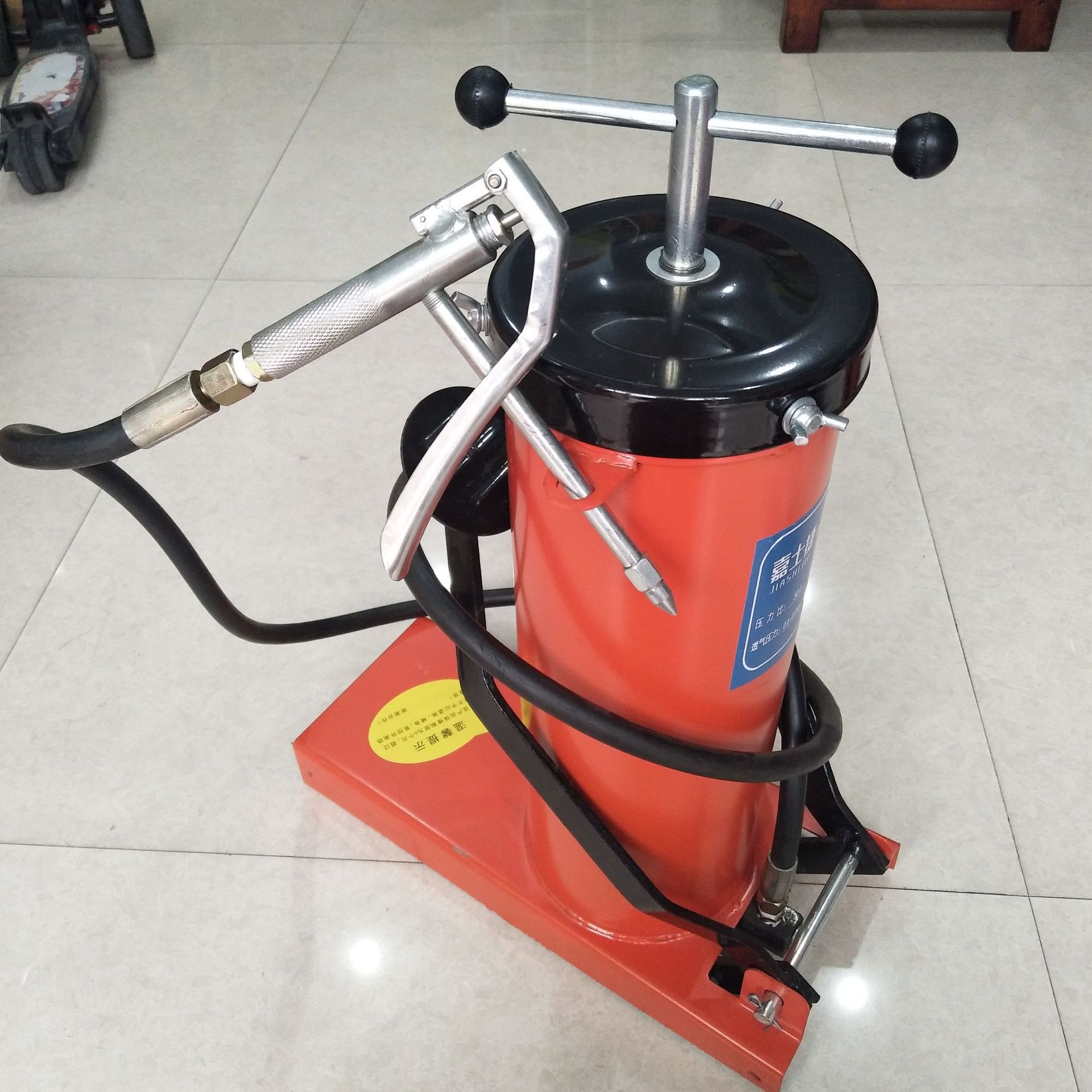 脚踏注油器脚踩黄油机脚踩黄油枪润滑油加注器5l8l10l加油泵