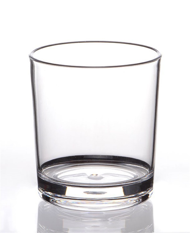 厂家直销as透明直身塑料杯9ozpc亚克力ps塑胶直筒水杯杯保果汁杯