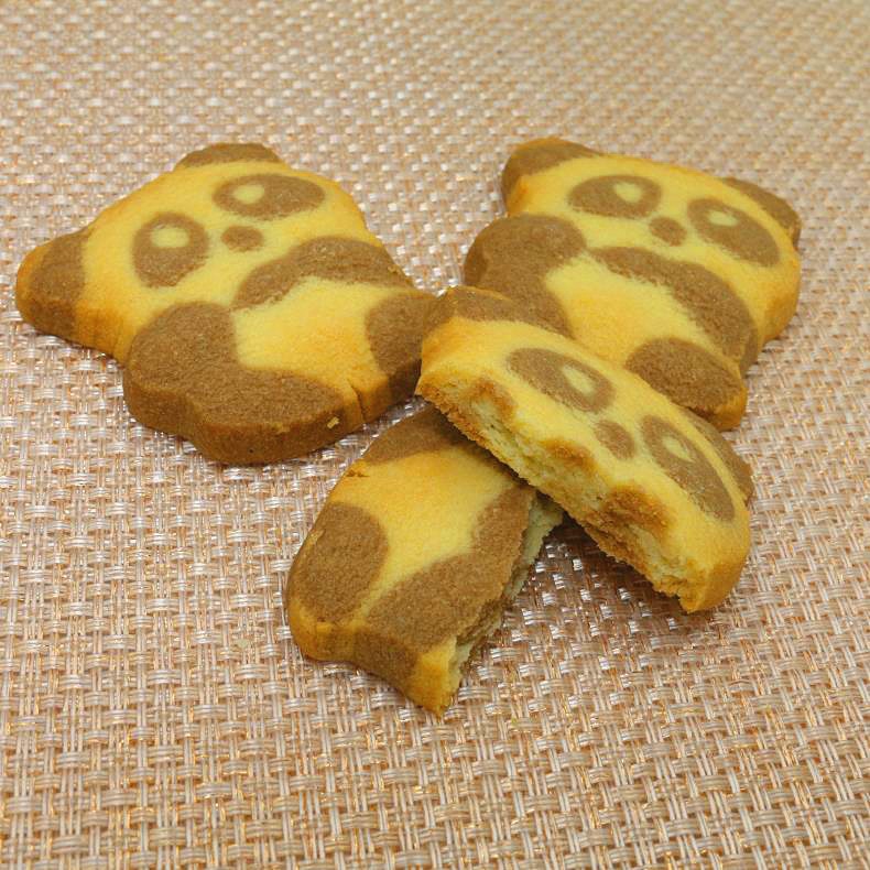 小熊猫饼干 曲奇巧克力手工饼干 港式点心8斤散装整箱批发