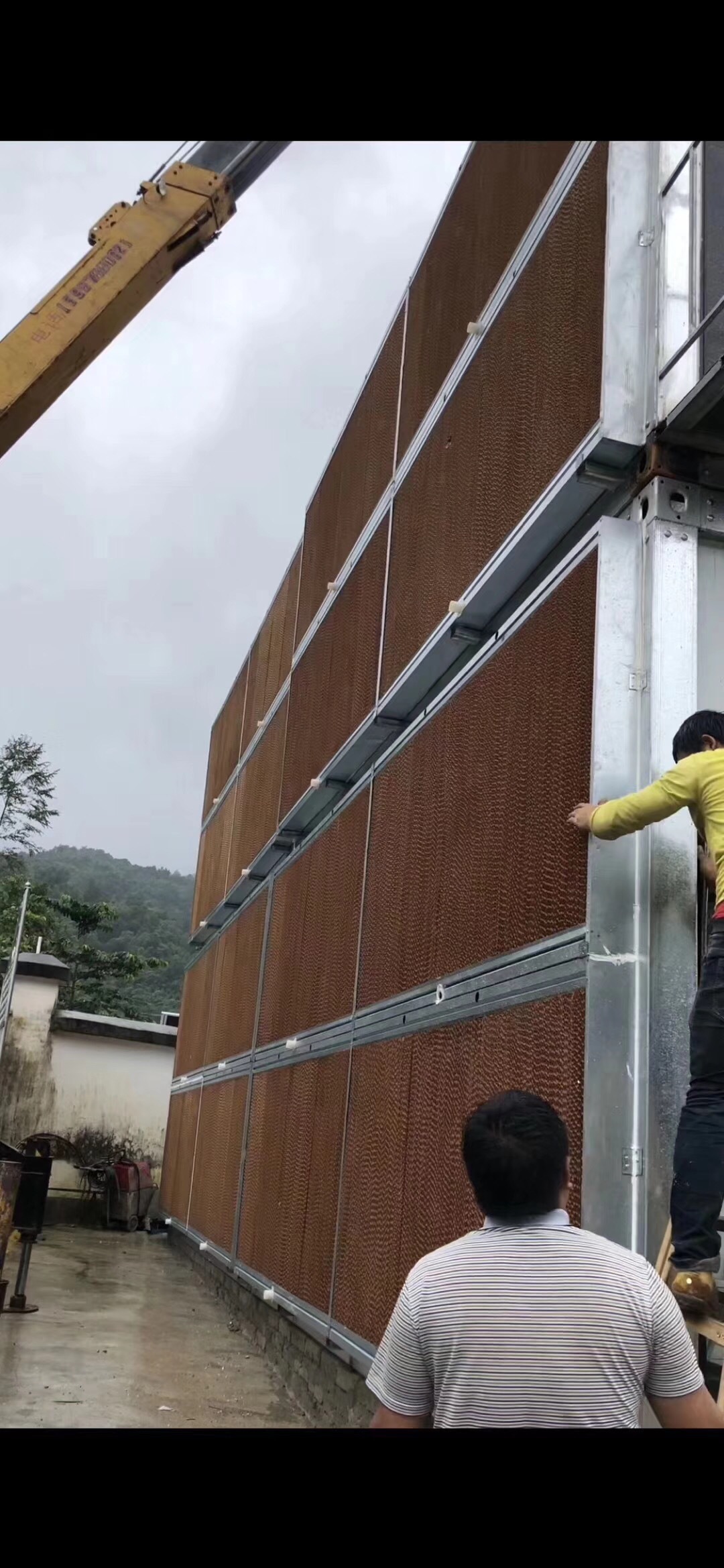 定制不锈钢水帘墙车间厂房养殖场种植大棚湿帘墙降温