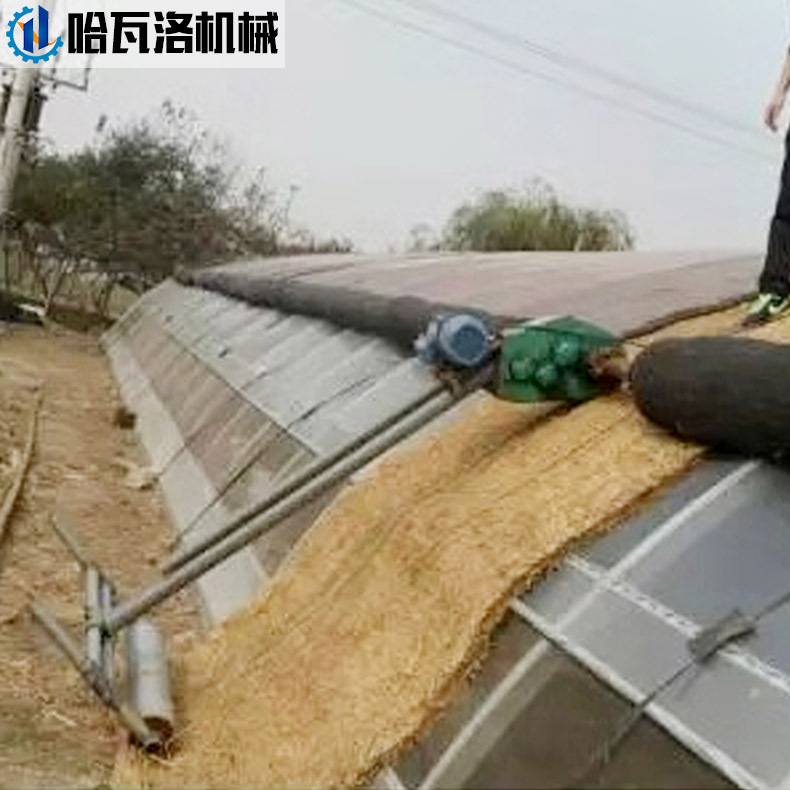 哈瓦洛猪场卷帘机卷放机养殖大棚卷帘机新疆连栋棚卷被机厂家